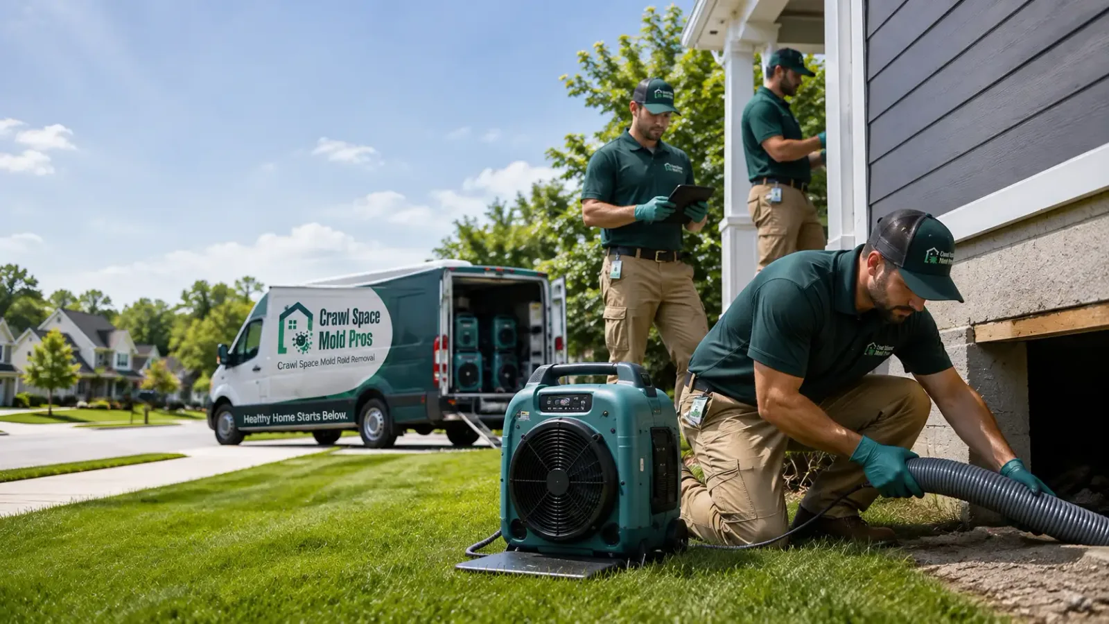 Crawl Space Mold Removal in Monroe, NH